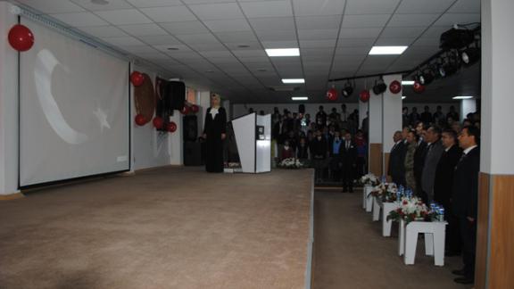 12 Mart İstiklal Marşımızın Kabülü ve Mehmet Akif Ersoy´u anma programı yapıldı.