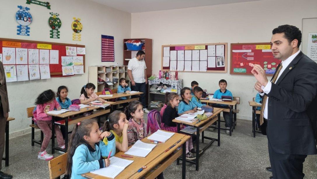 Kaymakamımız Sayın Tarık Buğra SEYHAN, Belören Kasabasındaki Okullarımızı Ziyaret Etti.