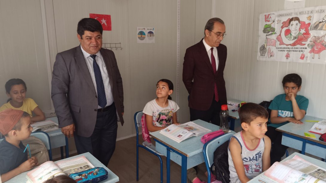 Milli Eğitim Müdürümüz Ali Şeyh ÖZDEMİR Akçabel İlkokulumuzu Ziyaret Etti